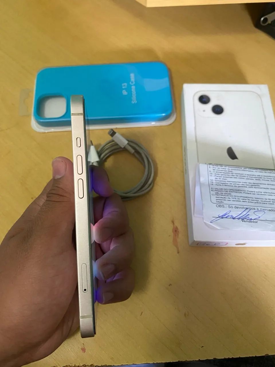 iPhone 13 128gb - COM CAIXA E NOTA FISCAL  - Foto 3