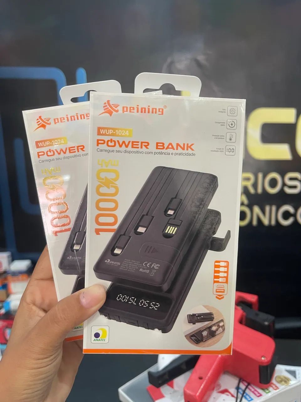 Promoção Power Bank Peining Wup 1024 - Kit Com 1 Unidade