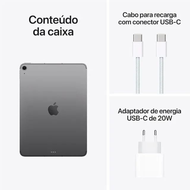 iPad Air 11 polegadas (M4) Wi-Fi + Cellular - 128 GB - Foto 2