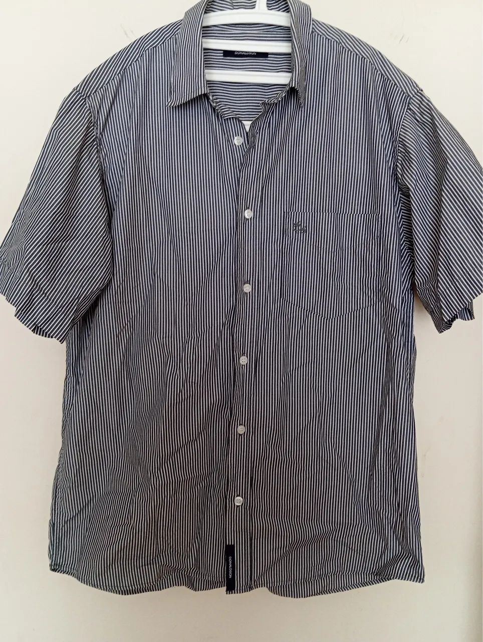 Camisa masculina nova em algodão clássico  - Foto 2