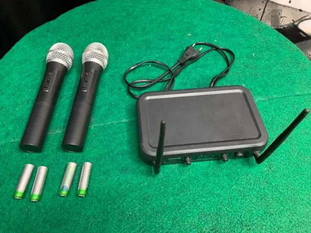 Microfone Sem Fio Duplo Vhf Profissional Vokal Vws-20 Plus - Foto 5