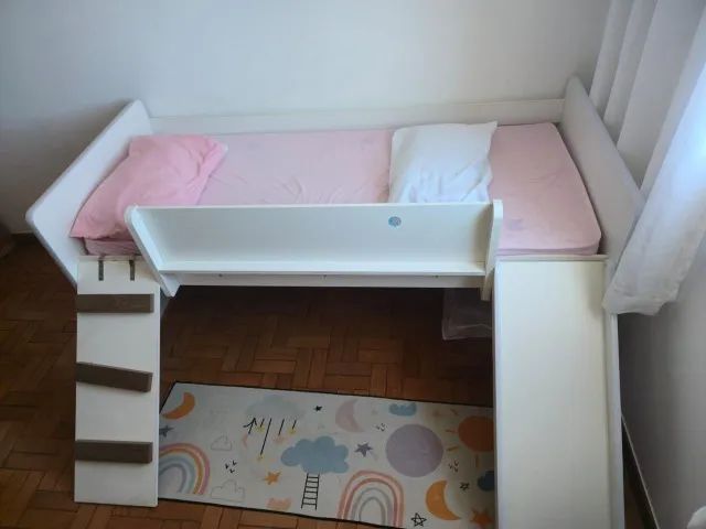 Cama infantil com escorregador - Foto 3