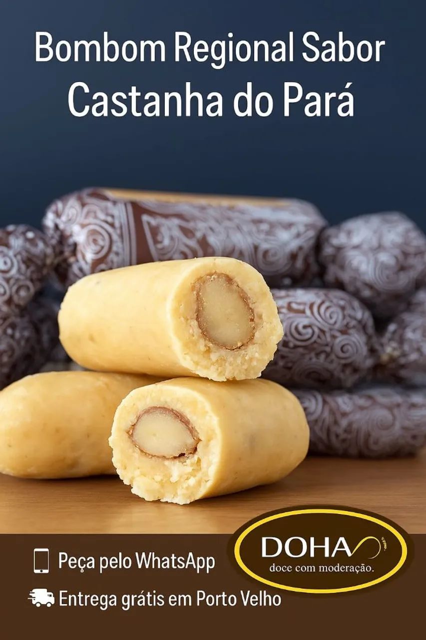 Bombons artesanal Doha cupuaçu e castanha  - Foto 5