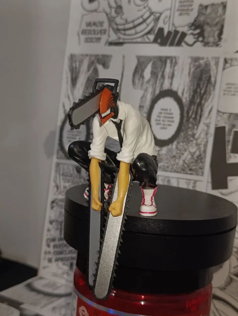 OPORTUNIDADE | Figure Chainsaw Man Agachado Anime Colecionavel Premium - Foto 2