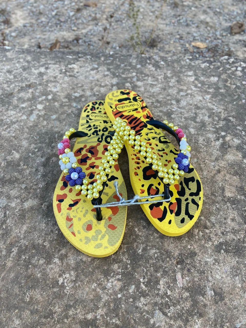 Chinelo Bordado Premium