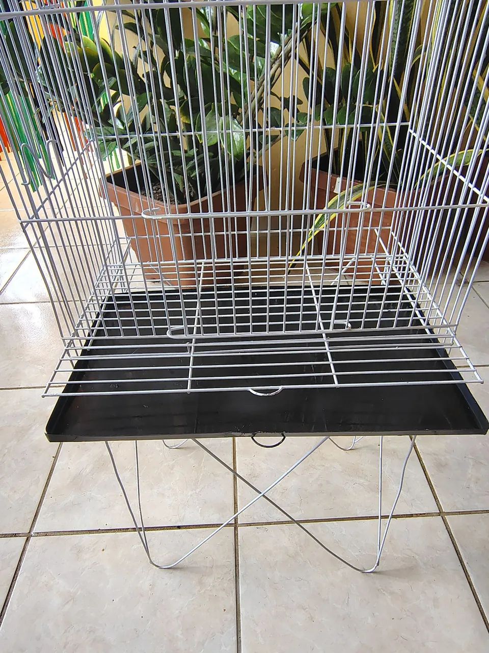 Gaiola para aves com puleiro  - Foto 2