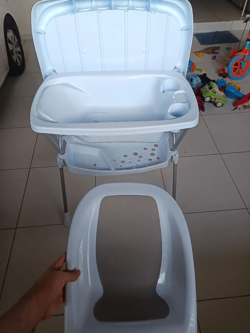 Banheiro com trocador Galzerano 
