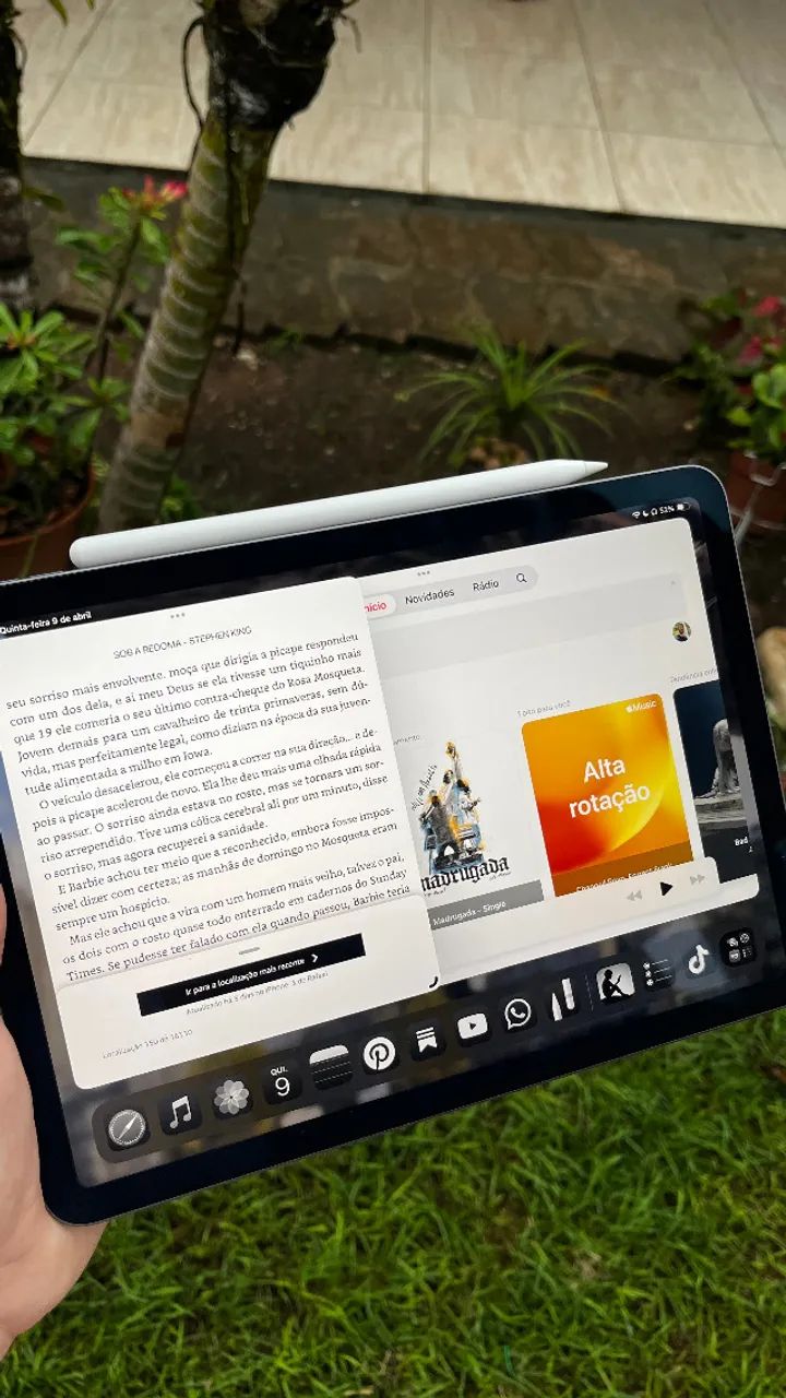 IPAD AIR 5 GERAÇÃO (M1 256) + APPLE PENCIL 2 - Tablets e E-Readers
