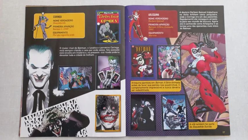 Batman - 80 anos - álbum de figurinhas COMPLETO. Capa cartão.  - Foto 3
