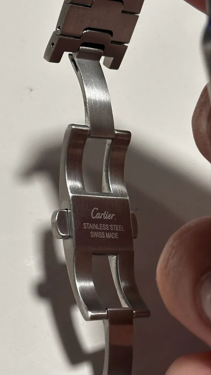 Relógio Cartier Santos XL automático Clne - Foto 3