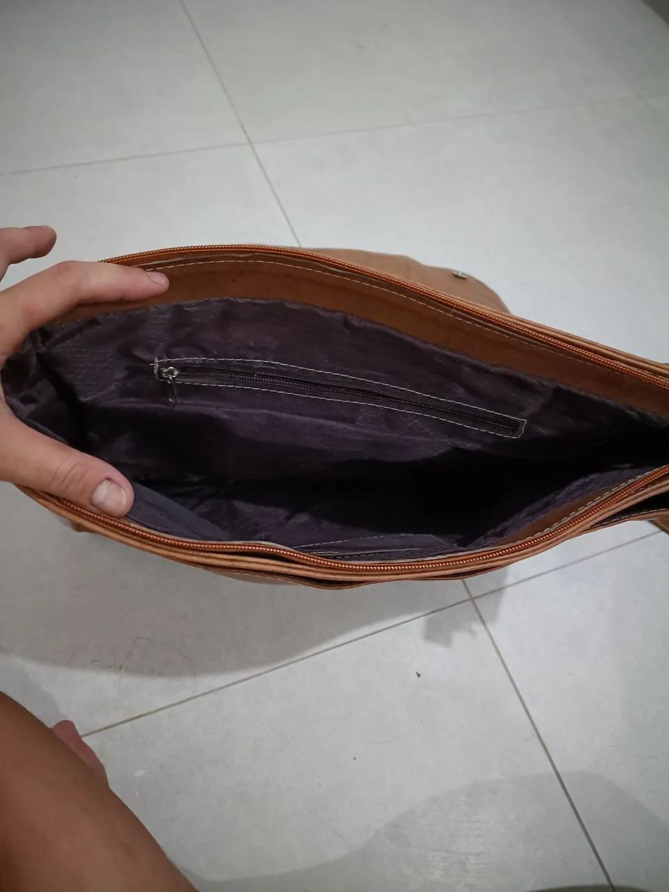 Bolsa em couro legítimo  - Foto 5