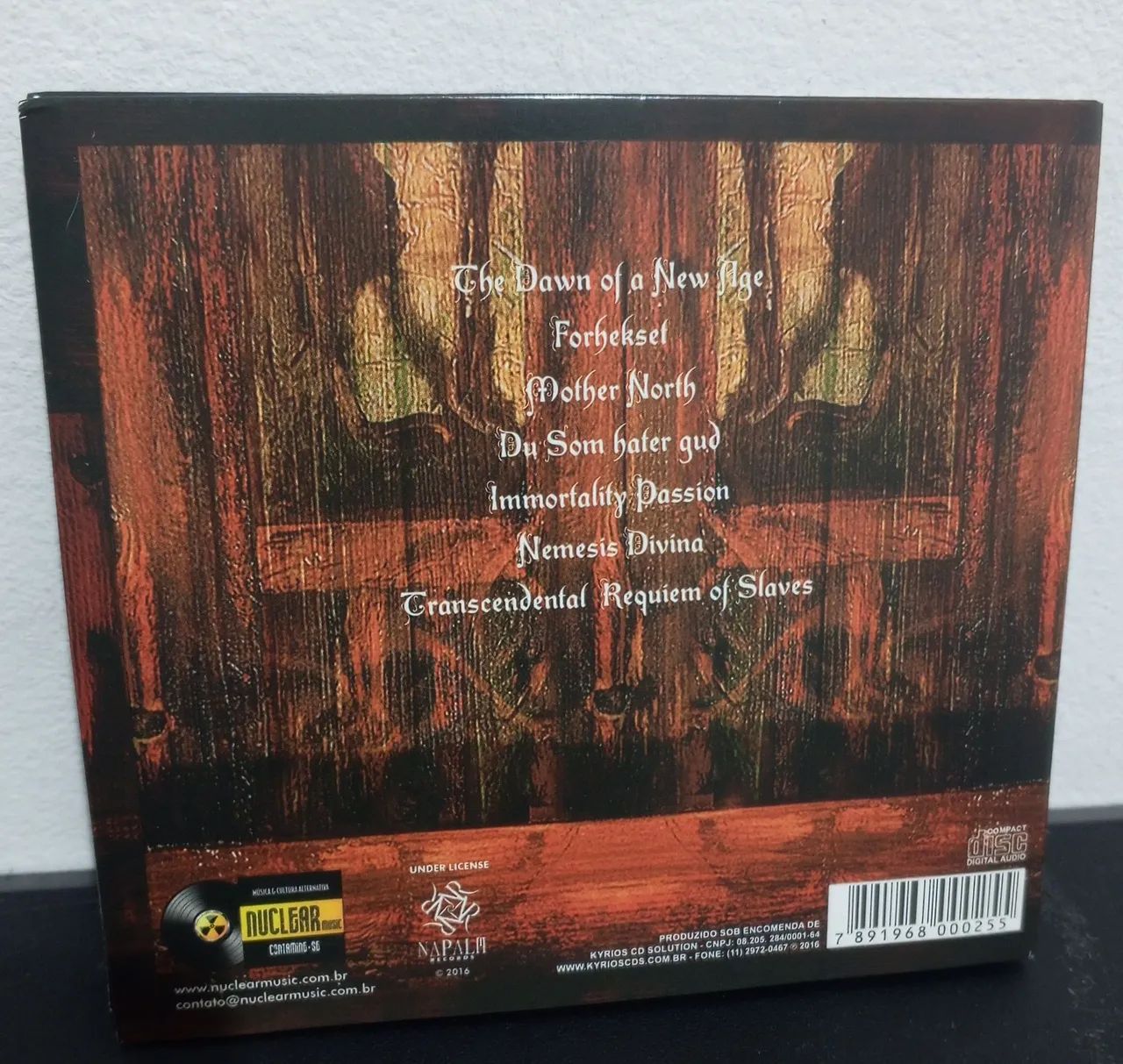 Cd Satyricon - Nemesis Divina - Digipack - Nacional  - Foto 2