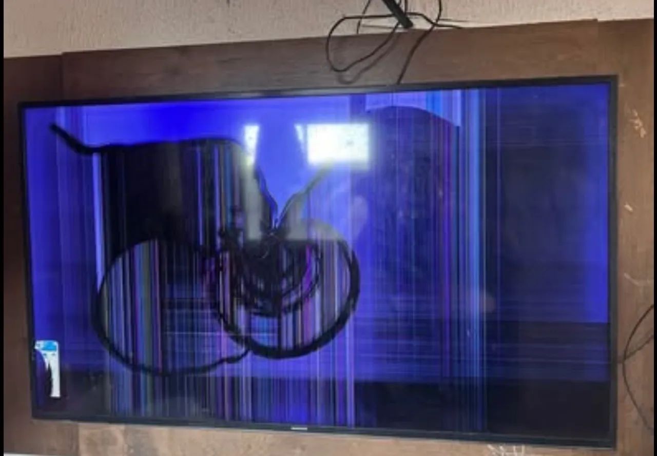 Tv de 50 polegadas com defeito áudio funcionando 