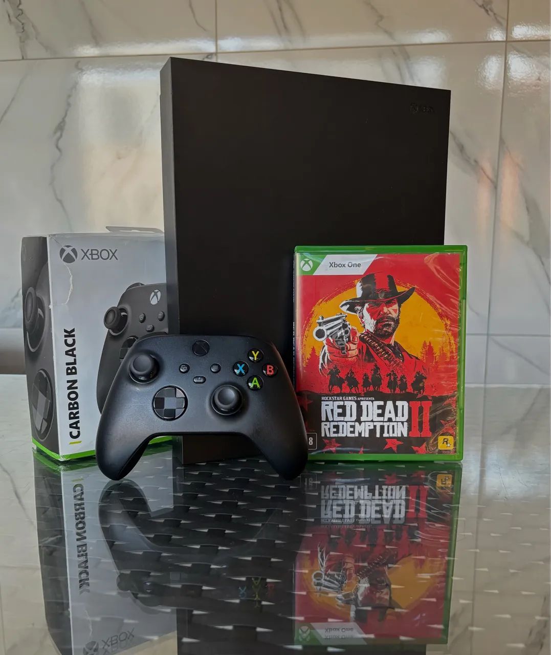 Xbox one X 1TB 4K Ultra Hd Incluindo 2 Jogos que está na descrição.oferta válida até hoje