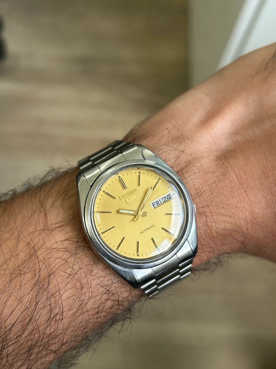 Relógio Seiko 5 automático impecável