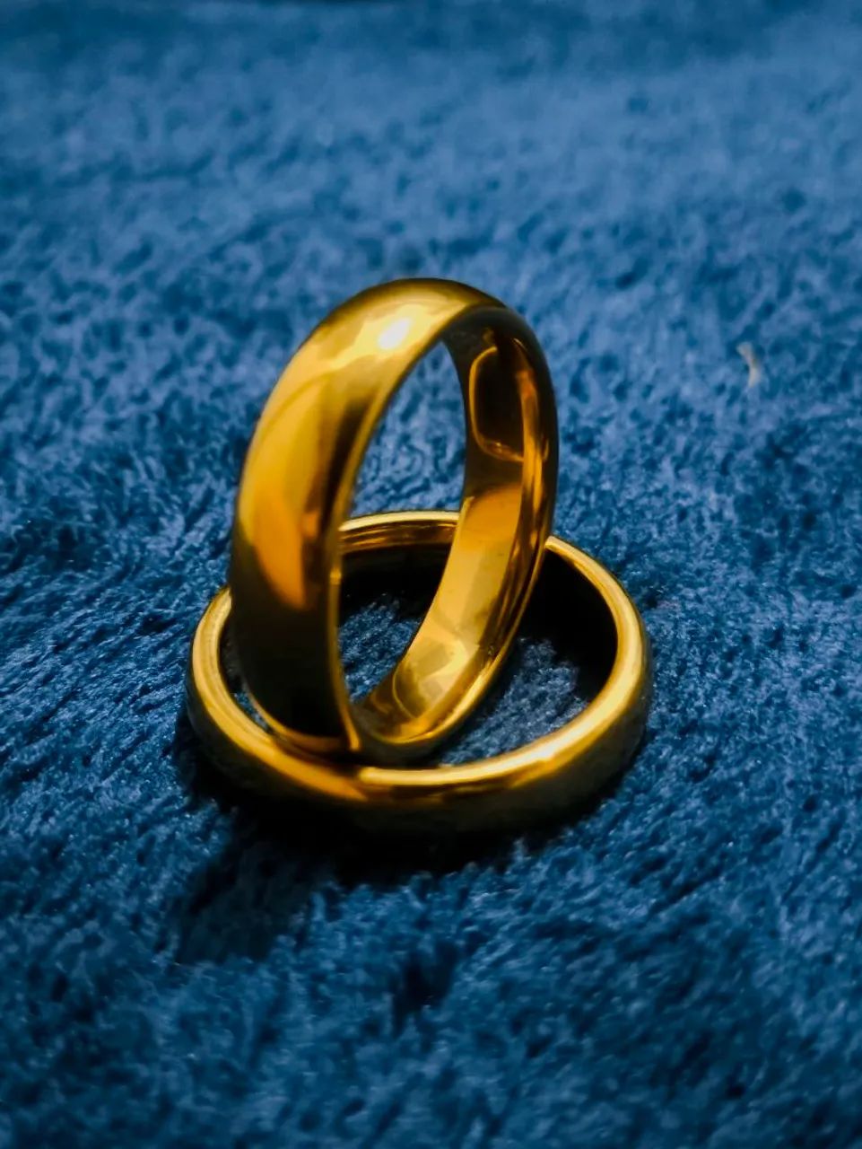 Par de Alianças de Ouro Acium