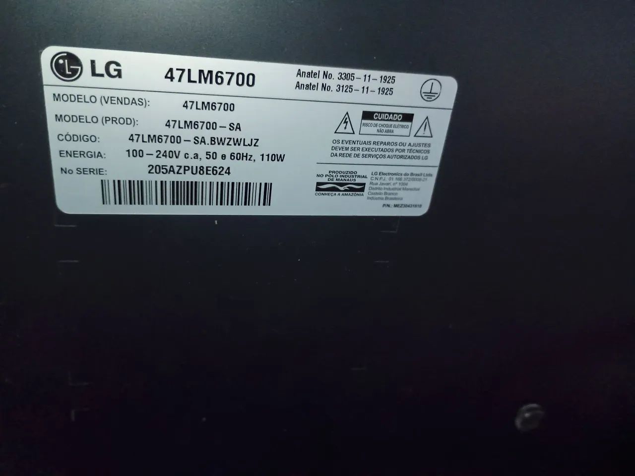 VENDAS TV.SMART LG.