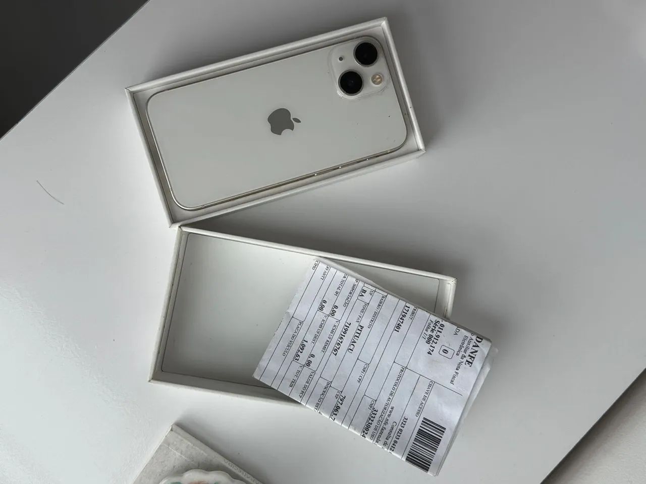 iPhone 13 mini 512 Gb Branco caixa nota fiscal cabo USB  