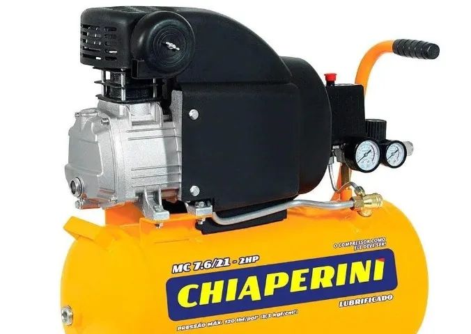 Compressor de Ar Motocompressor de ar 21 litros 2HP - Chiaperini MC 7.6/21 - Foto 2