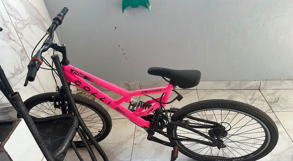 Bicicleta Rosa Feminina  - Foto 3