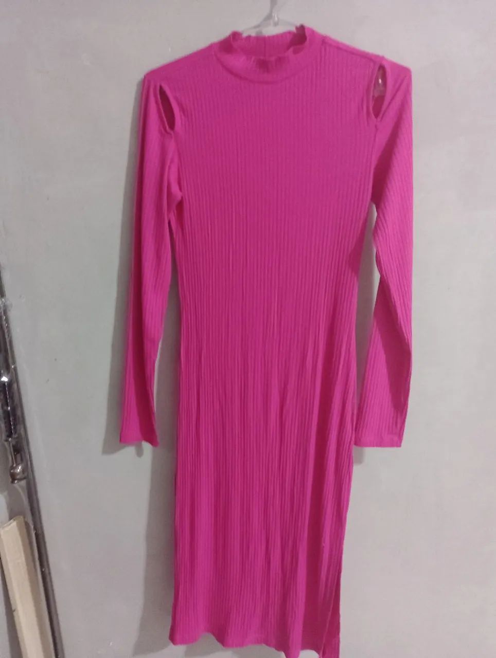 Vestido canelado Morena Rosa