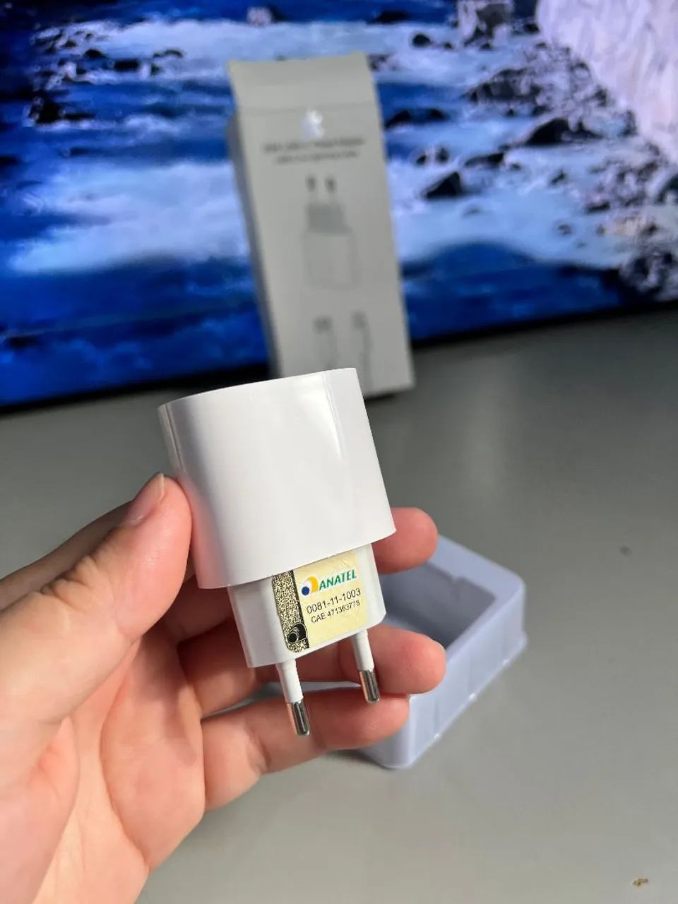 Kit Carregador iPhone 20W USB-C para Lightning - Foto 3