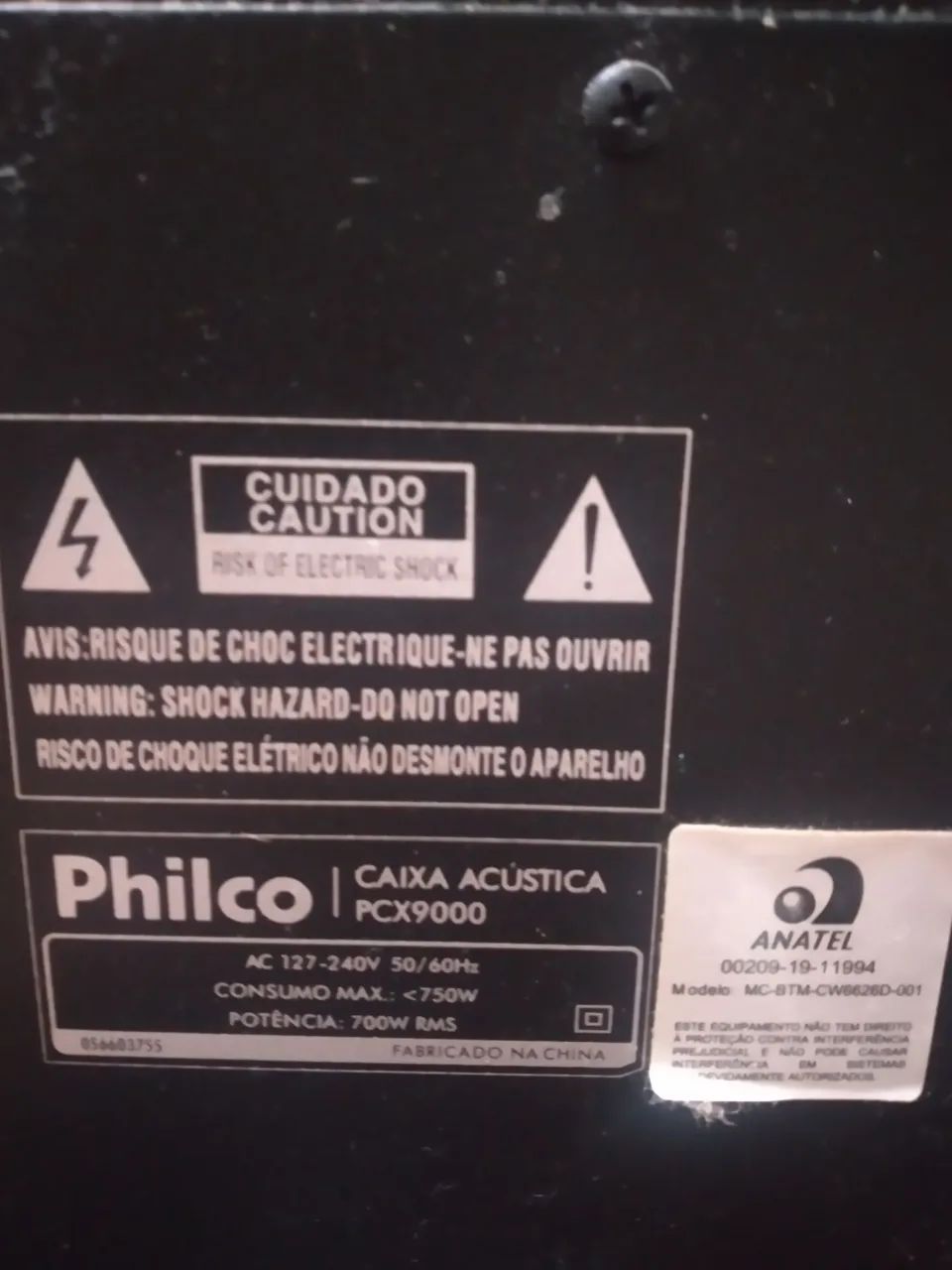 CAIXA DE SOM PHILCO PCX9000 - Foto 5