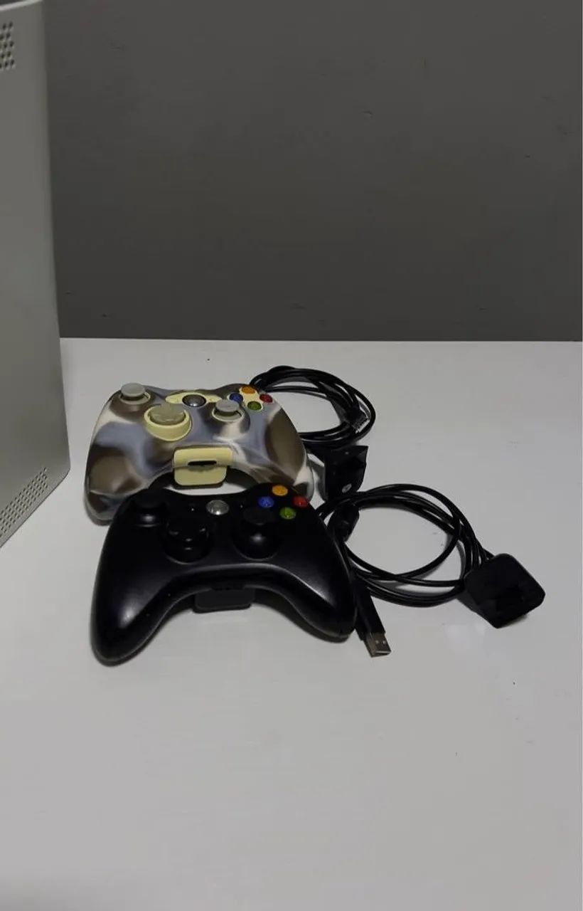 Xbox 360 fat branco - Foto 2