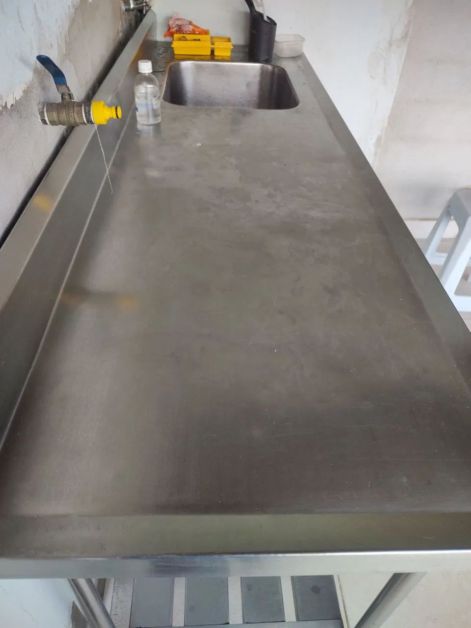 Mesa com Pia Industrial Inox - Foto 3