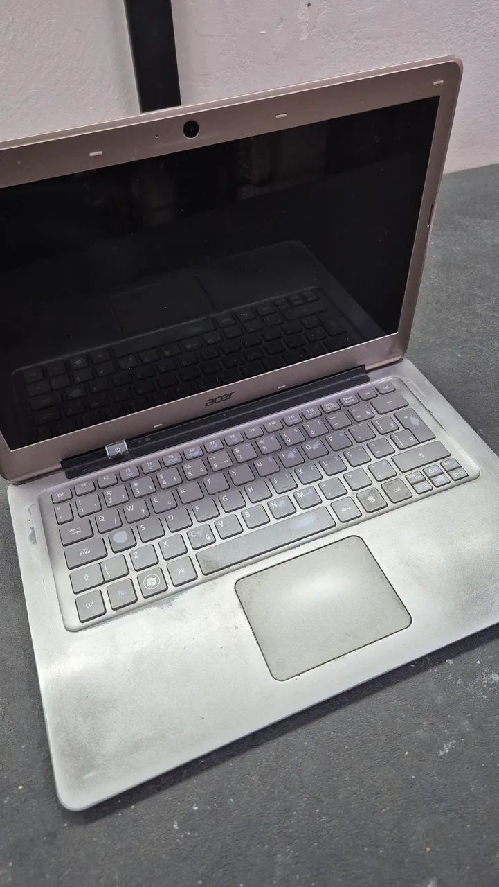 Notebook Acer Aspire S3 para retirada de peças 