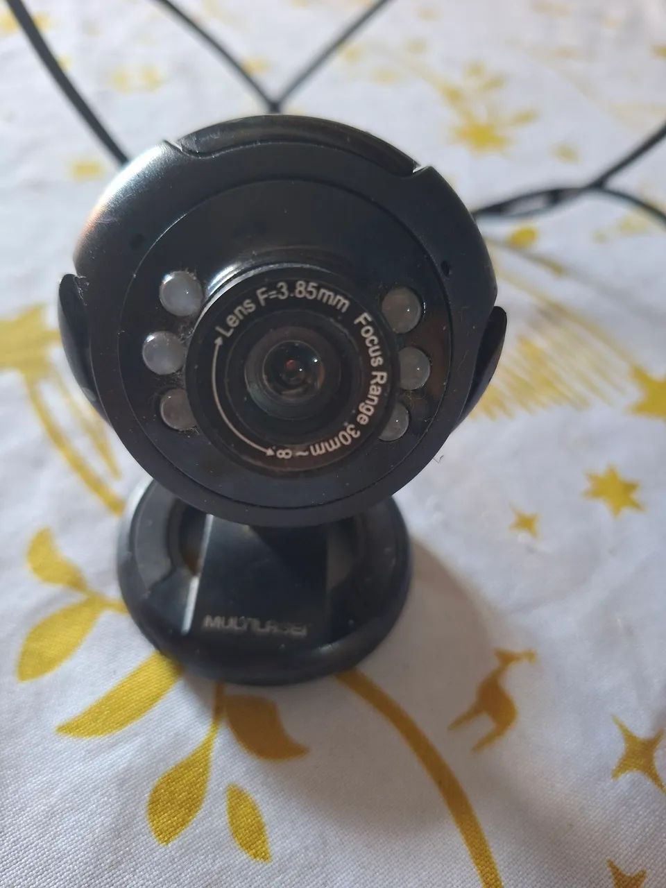Web cam com iluminação, full HD.