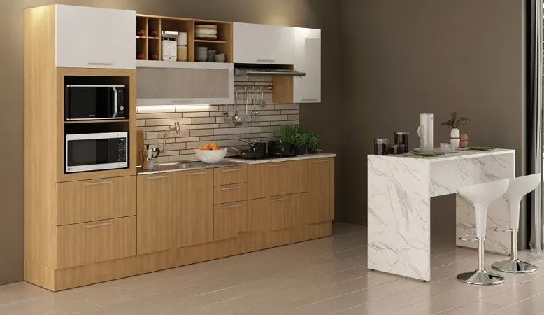 Cozinha Modulada/3,20L+Bancada/1,36L/ENTREGA E MONTAGEM, R$8.429,56!