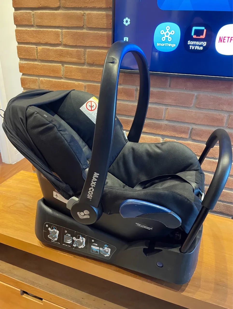 Bebê Conforto Maxi-Cosi + Base veicular Excelente Estado - Foto 5