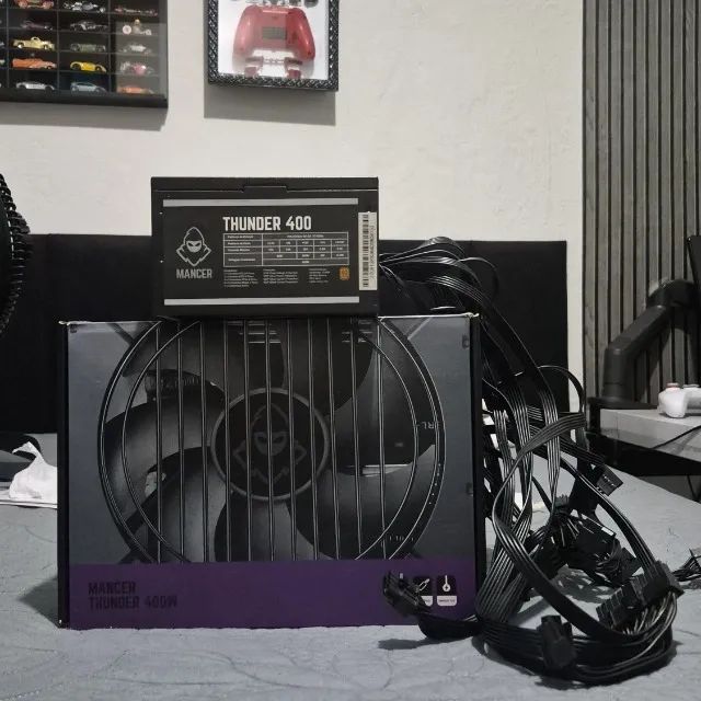 Fonte Mancer 400W 80 Plus Bronze + Caixa Original - Foto 2