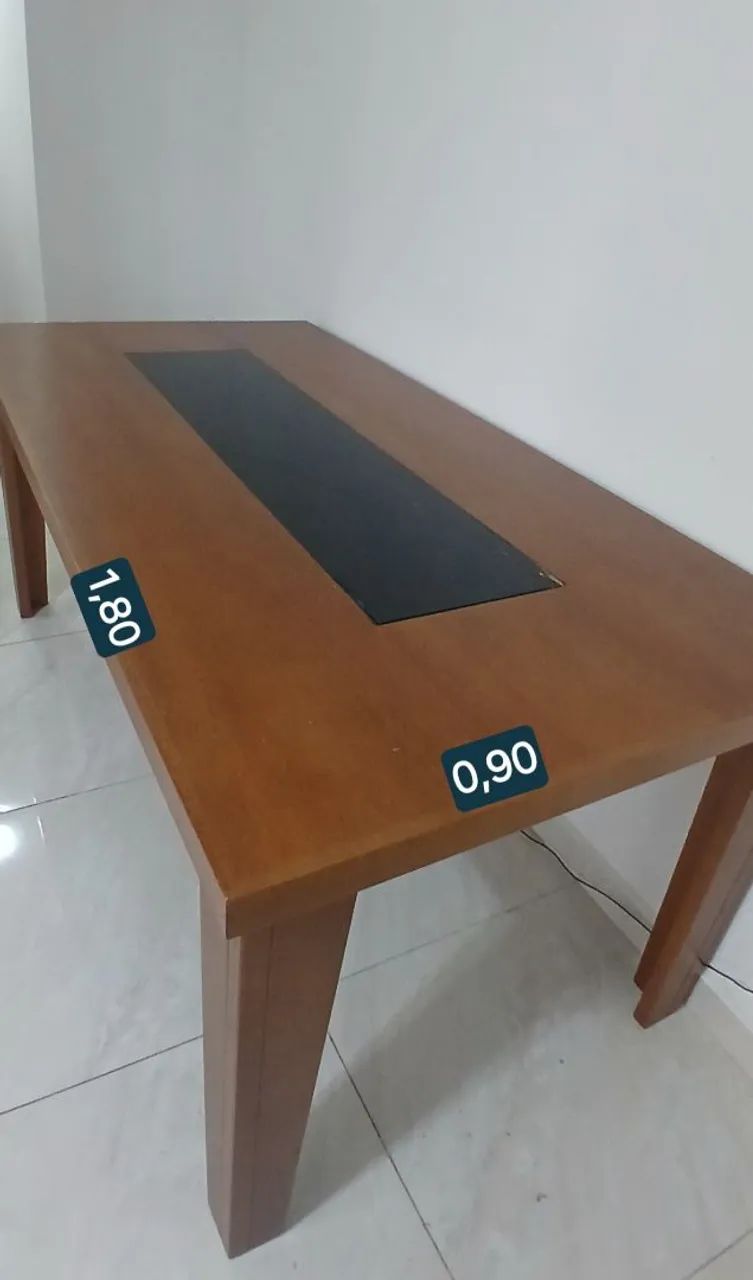 MESA JANTAR AMADEIRADA - Foto 3