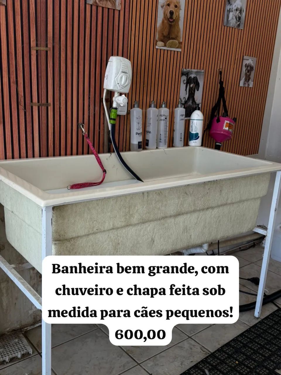 Vendo acessórios banho e tosa 