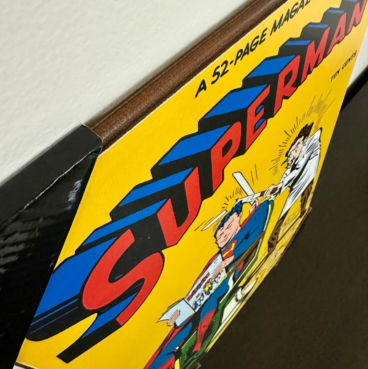 Quadro Capa de Gibi - Super Homem  - Foto 3