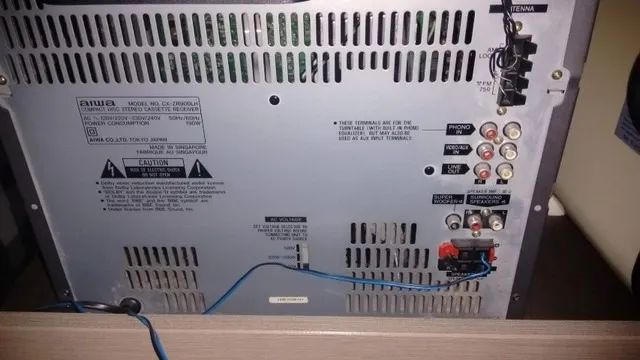 caixa de som Aiwa (leia o anùncio) - Foto 2