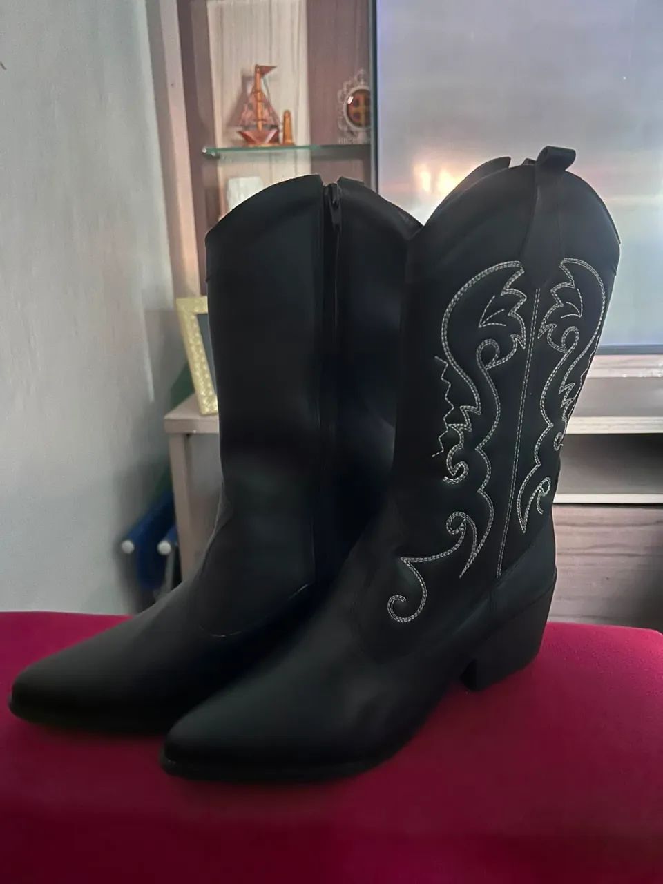 Bota Country Feminina Preta  - Foto 4