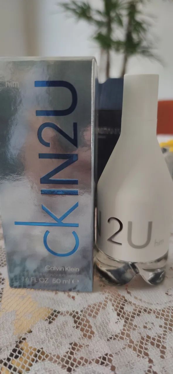 Perfume Calvin Klein 2u Masculino Novo e original 