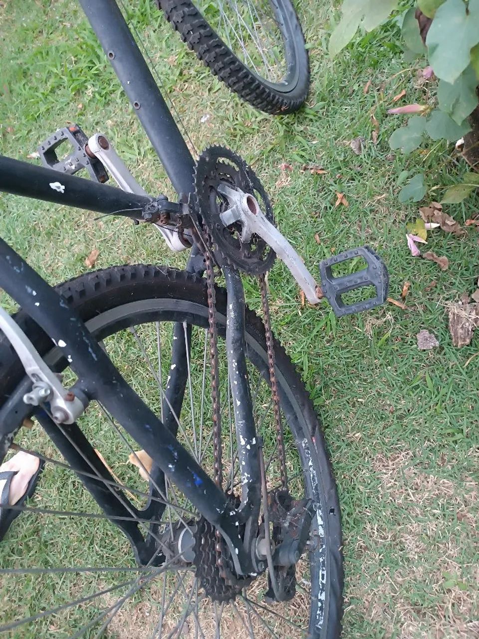 Bicicleta aro 26, preta, usada. - Foto 5