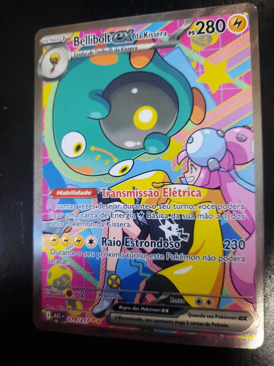 Carta Pokemon rara Bellibolt