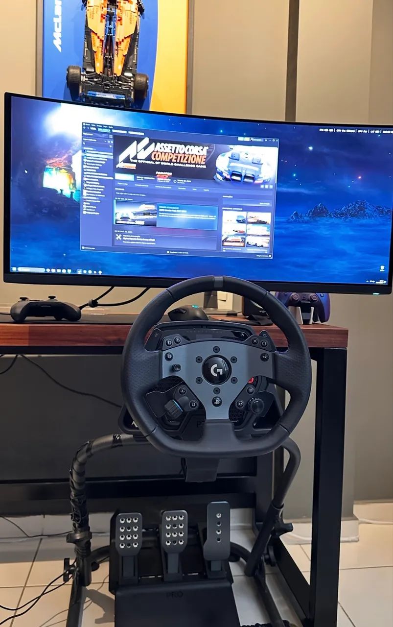Volante Logitech PRO WHEEL para PS5, PS4 e PC - Foto 3