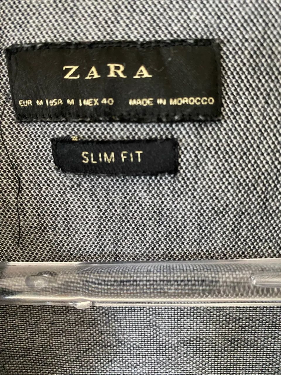 Camisa Zara  algodão  com elastano - Foto 4