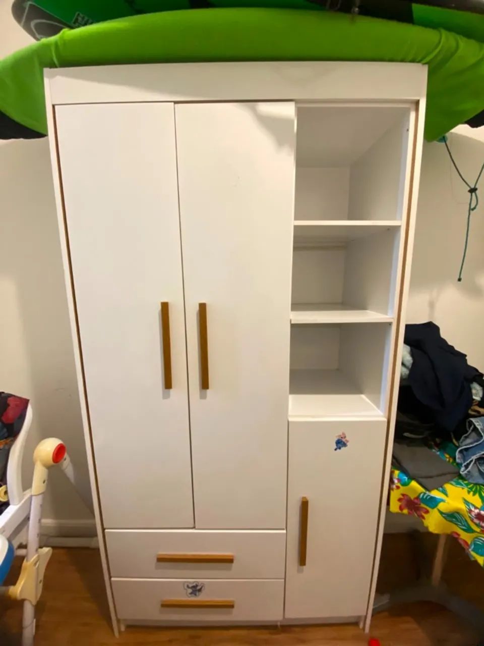 Vendo guarda-roupa bebe infantil