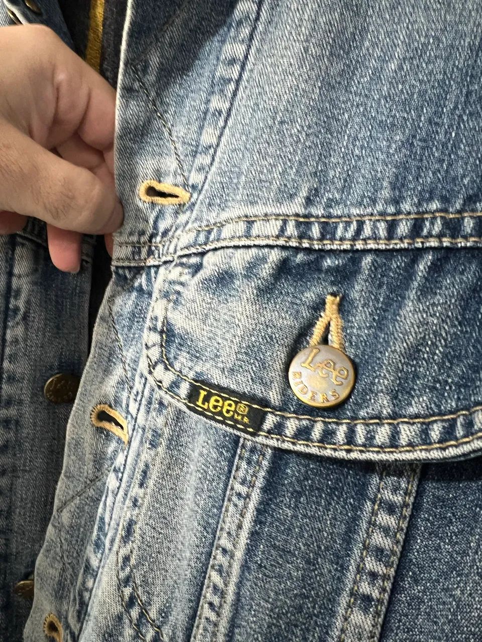Lee Storm Rider Jaqueta Jeans Vintage - Roupas - Centro