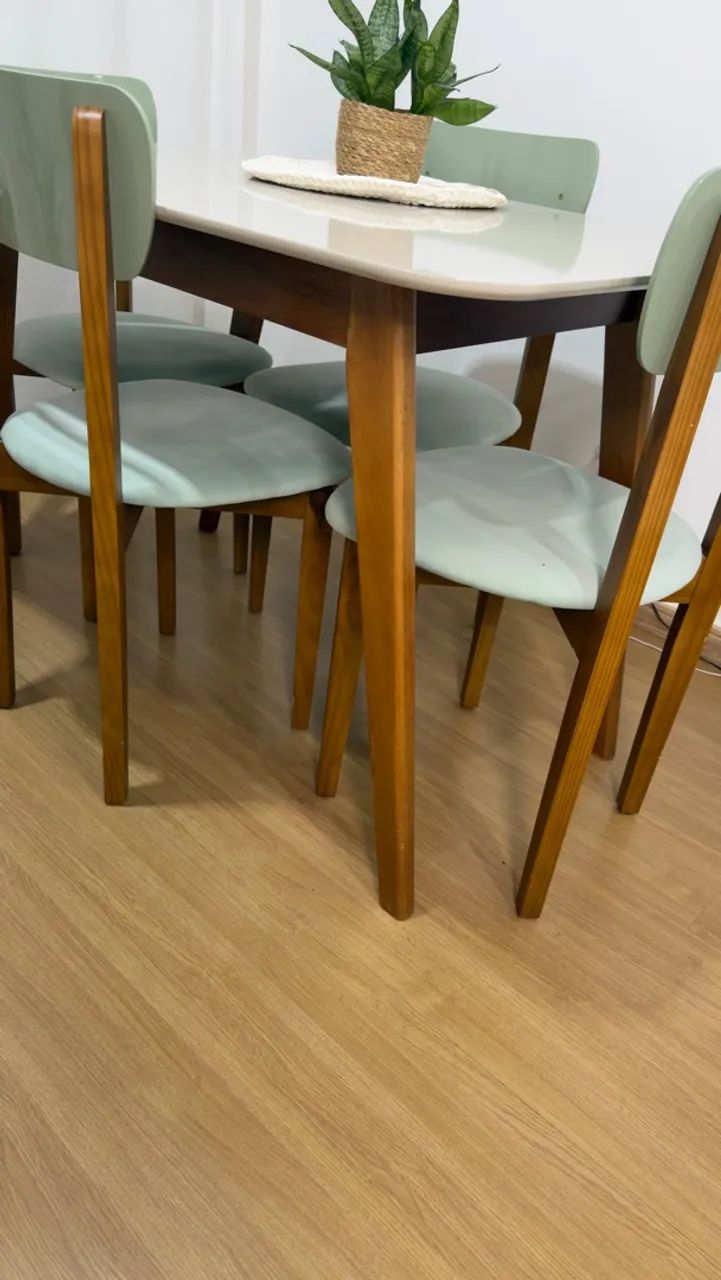 Conjunto de Mesa de jantar com 4 cadeiras - Foto 3