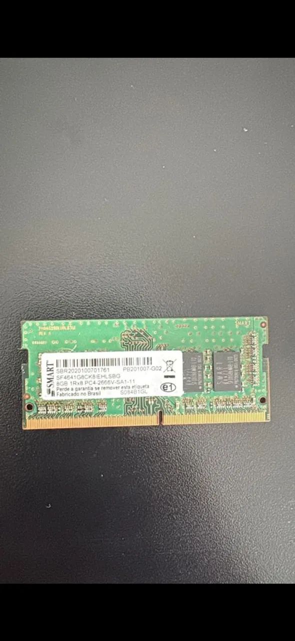 Memória RAM 8Gb SMART