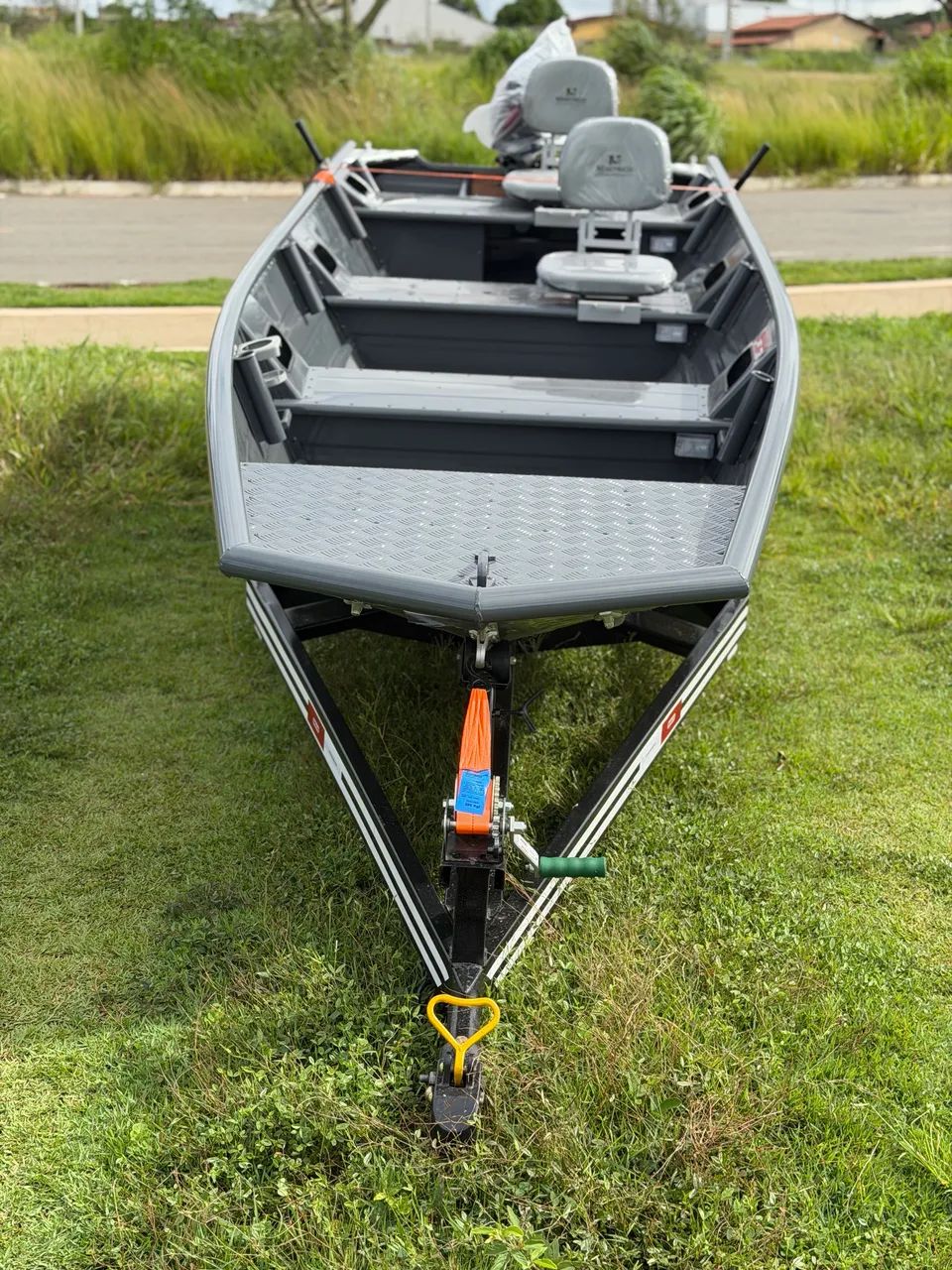 Canoa marreco luxo  e carreta kit promoção  - Foto 5