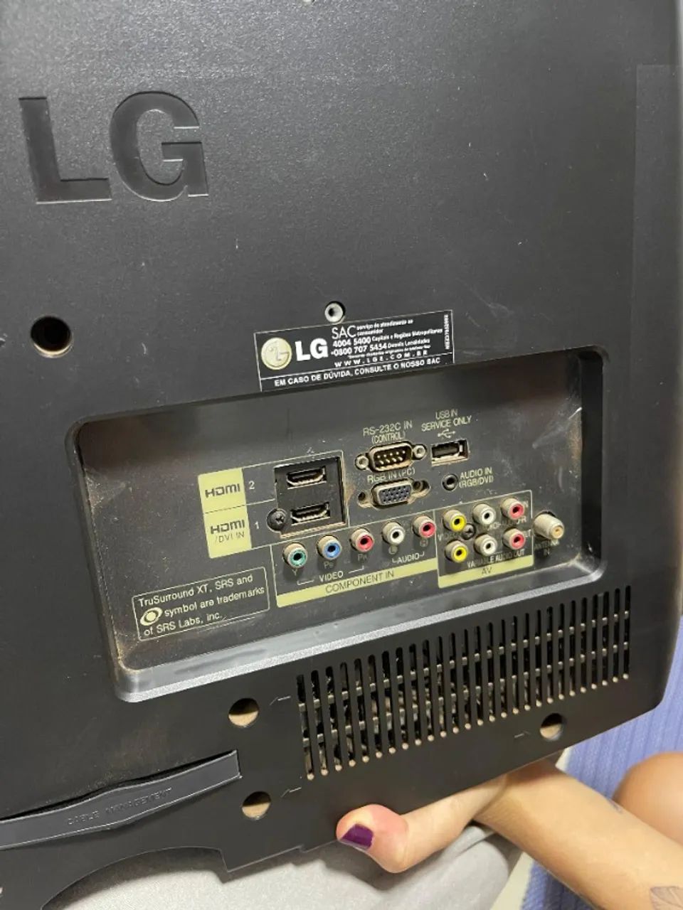 Televisão/ Monitor LG 26LH20R - 26 polegadas - Foto 3
